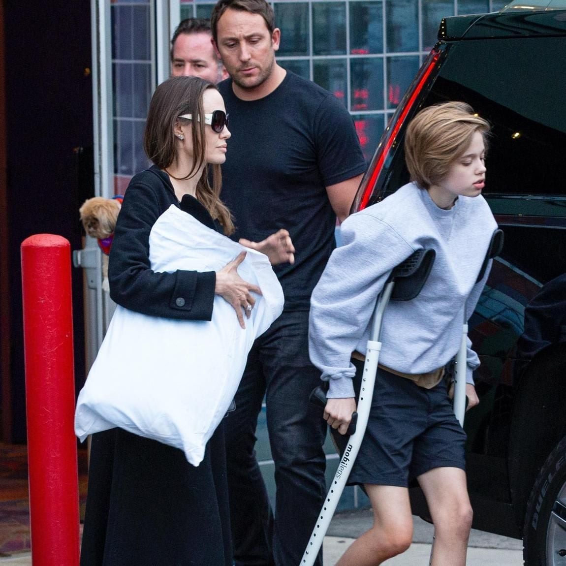 Angelina Jolie is spotted out with daughter Shiloh