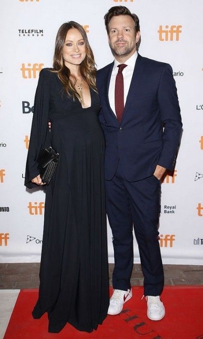 September 9: <a href="https://us.hellomagazine.com/tags/1/olivia-wilde/"><strong>Olivia Wilde</strong></a> accompanied a Ben Sherman clad Jason Sudeikis to his premiere for <i>Colassal</i>. After, the two made their way to the party at GREY GOOSE Vodka and Soho House Toronto.
Photo: Michael Tran/Getty Images