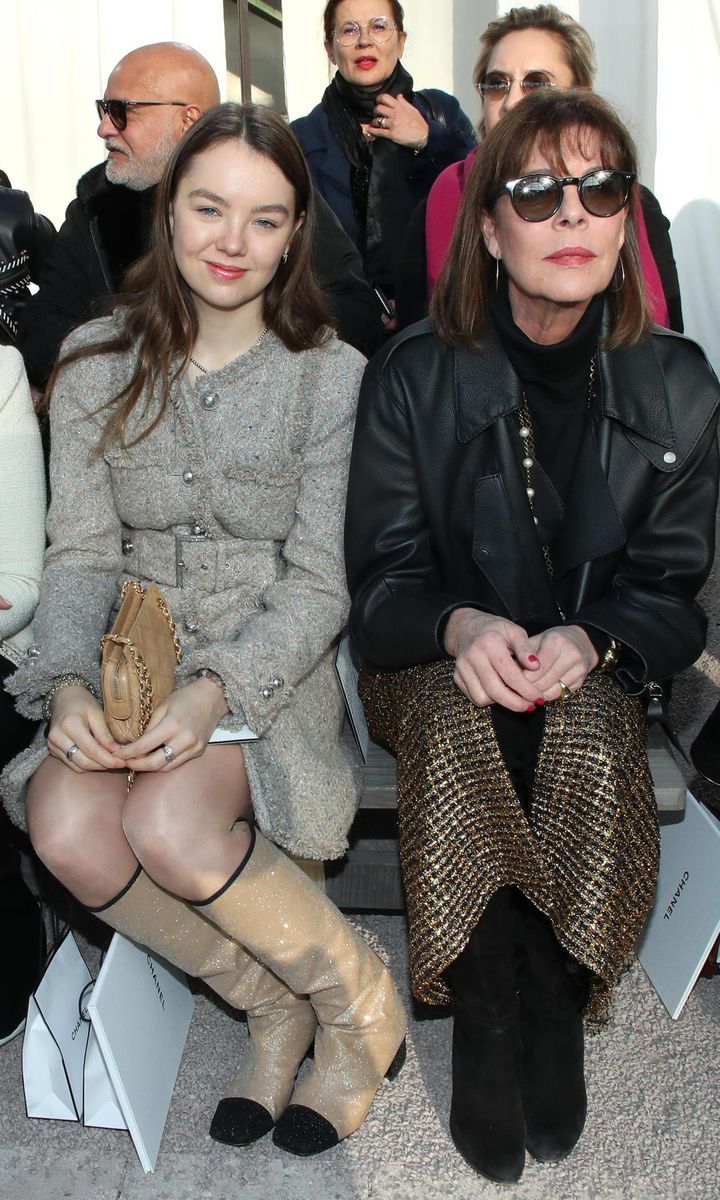 Caroline and Alexandra attended the Chanel Haute Couture show in Paris on Jan. 21