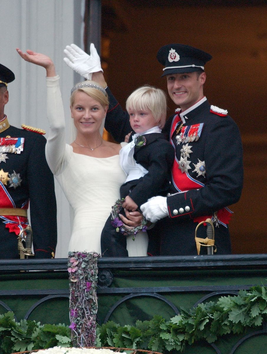 Marius' mother married Norway's future King in 2001