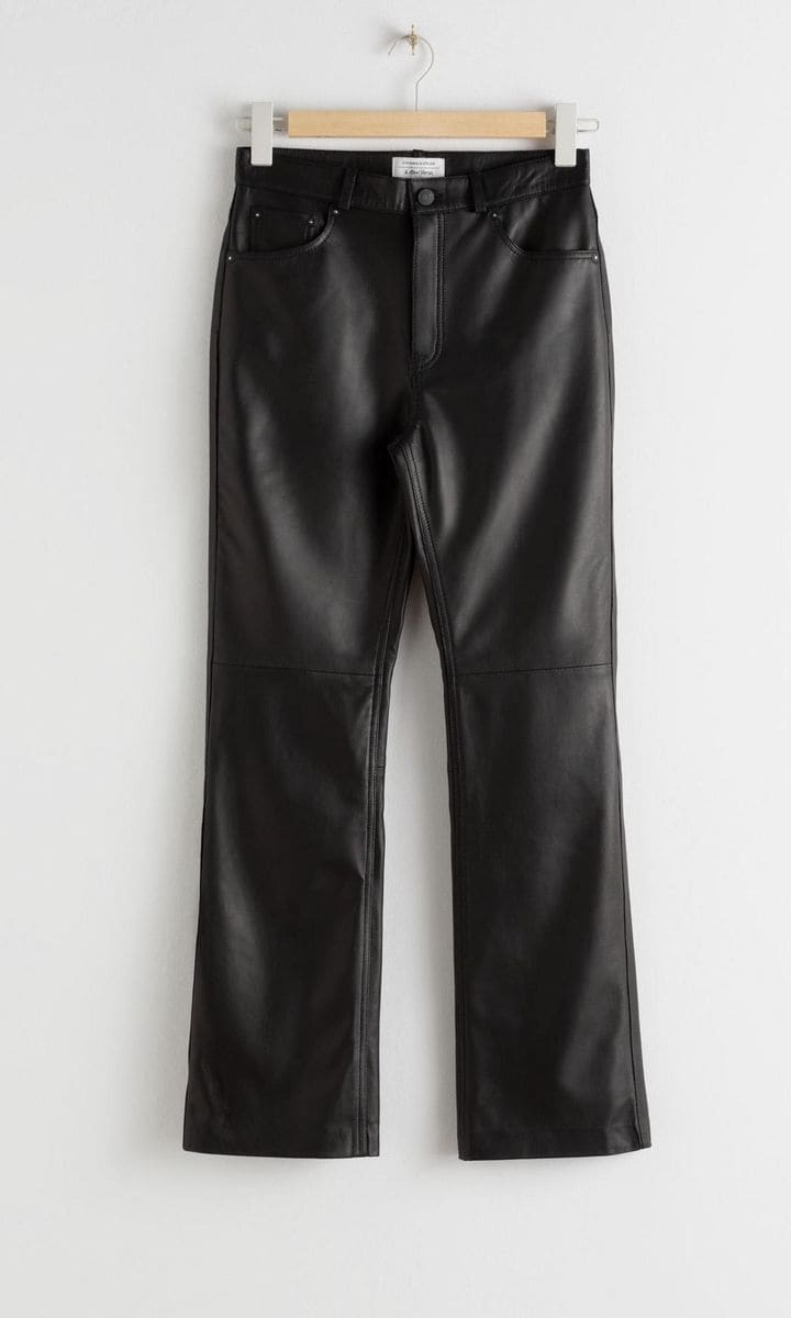 Black leather pants, & Other Stories