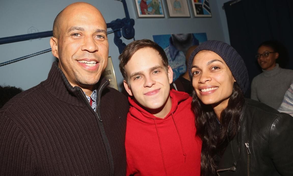 Rosario Dawson and Cory Booker