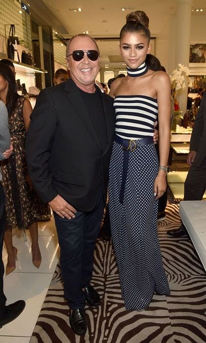 Zendaya joined designer Michael Kors at the Michael Kors Access Smartwatch launch party.
Photo: Larry Busacca/Getty Images for Michael Kors