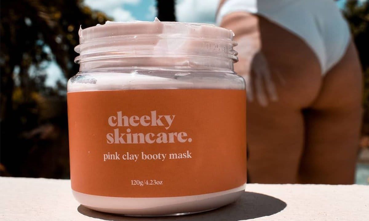 Pink Kaolin Clay, Cheeky Skincare’s Pink Clay Booty Mask