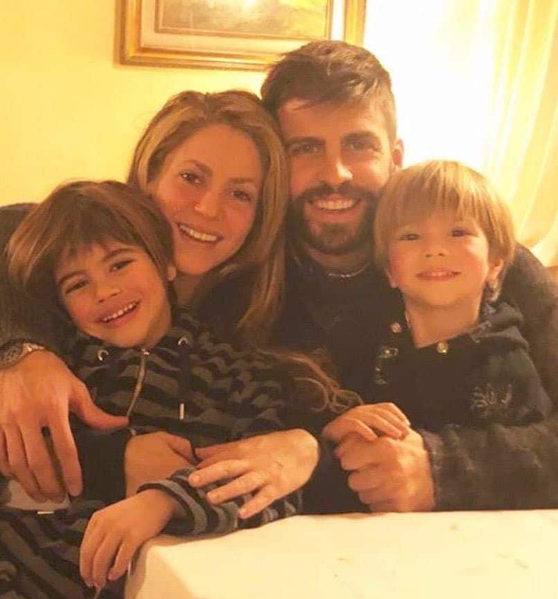 Shakira and Piques family