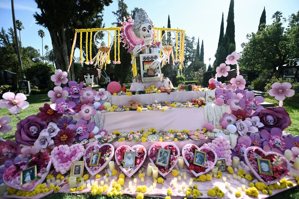 A view of an altar is seen during the Hollywood Forever Presents Dia De Los Muertos Celebration at Hollywood Forever on October 26, 2024 in Hollywood, California. (Photo by Chelsea Guglielmino/Getty Images)