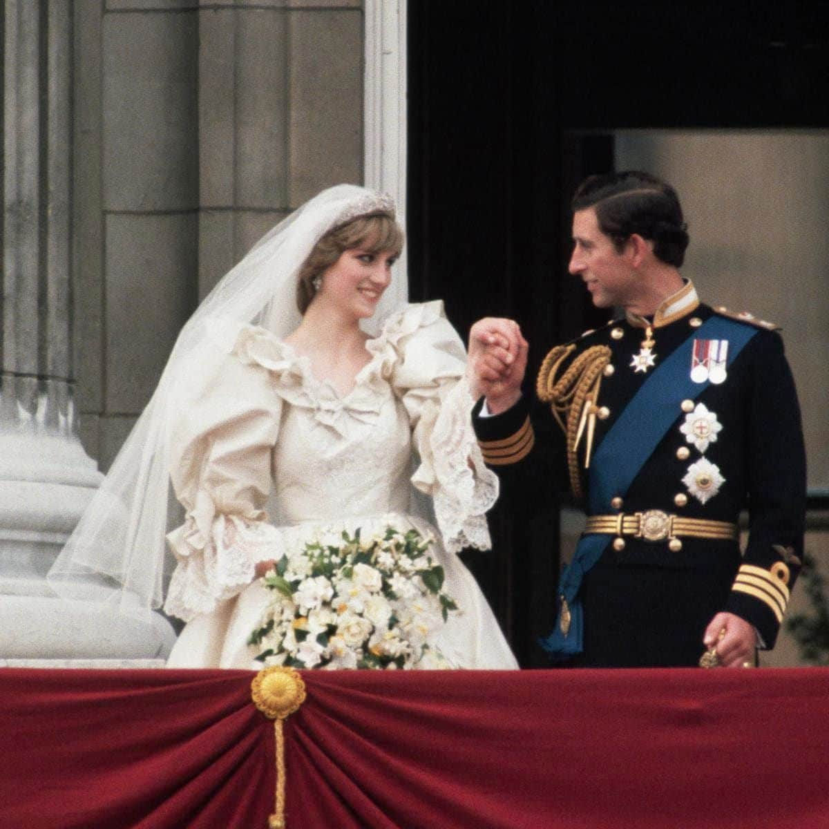 Charles and Diana After Their Wedding