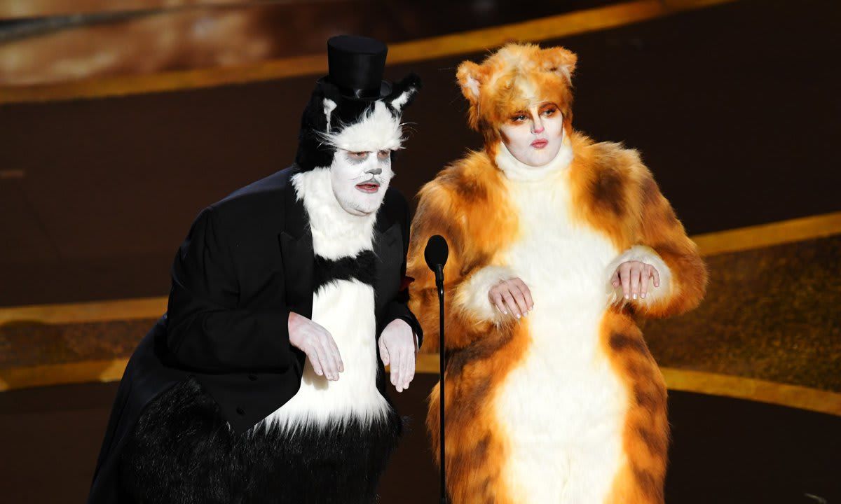 James Corden and Rebel Wilson make fun of their own movie, Cats - 2020