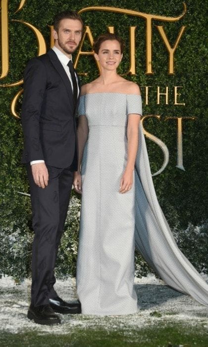 February 22: Emma Watson was the belle of the ball in a flowing gown by Emilia Wickstead as she stood next to co-star Dan Stevens during the <i>Beauty and the Beast</i> launch event in London.
Photo: Stuart C. Wilson/Getty Images