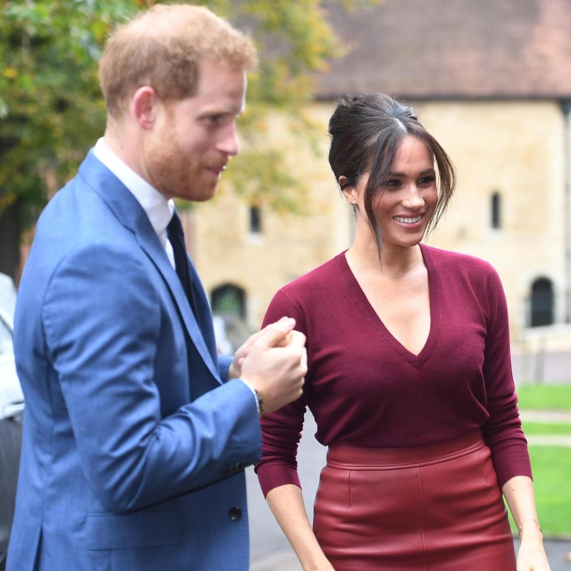 Prince Harry drives to Windsor