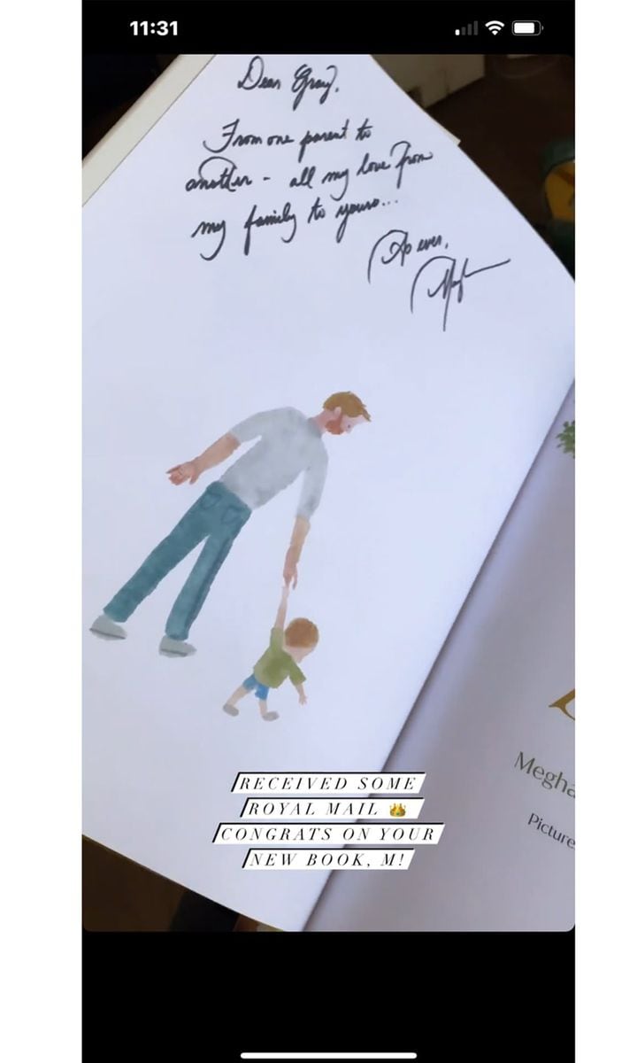 Meghan Markle's children's book appears to feature an illustration of Prince Harry and Archie Harrison