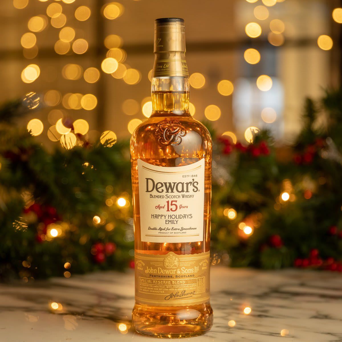 Dewar's 15 Personalization Bottle