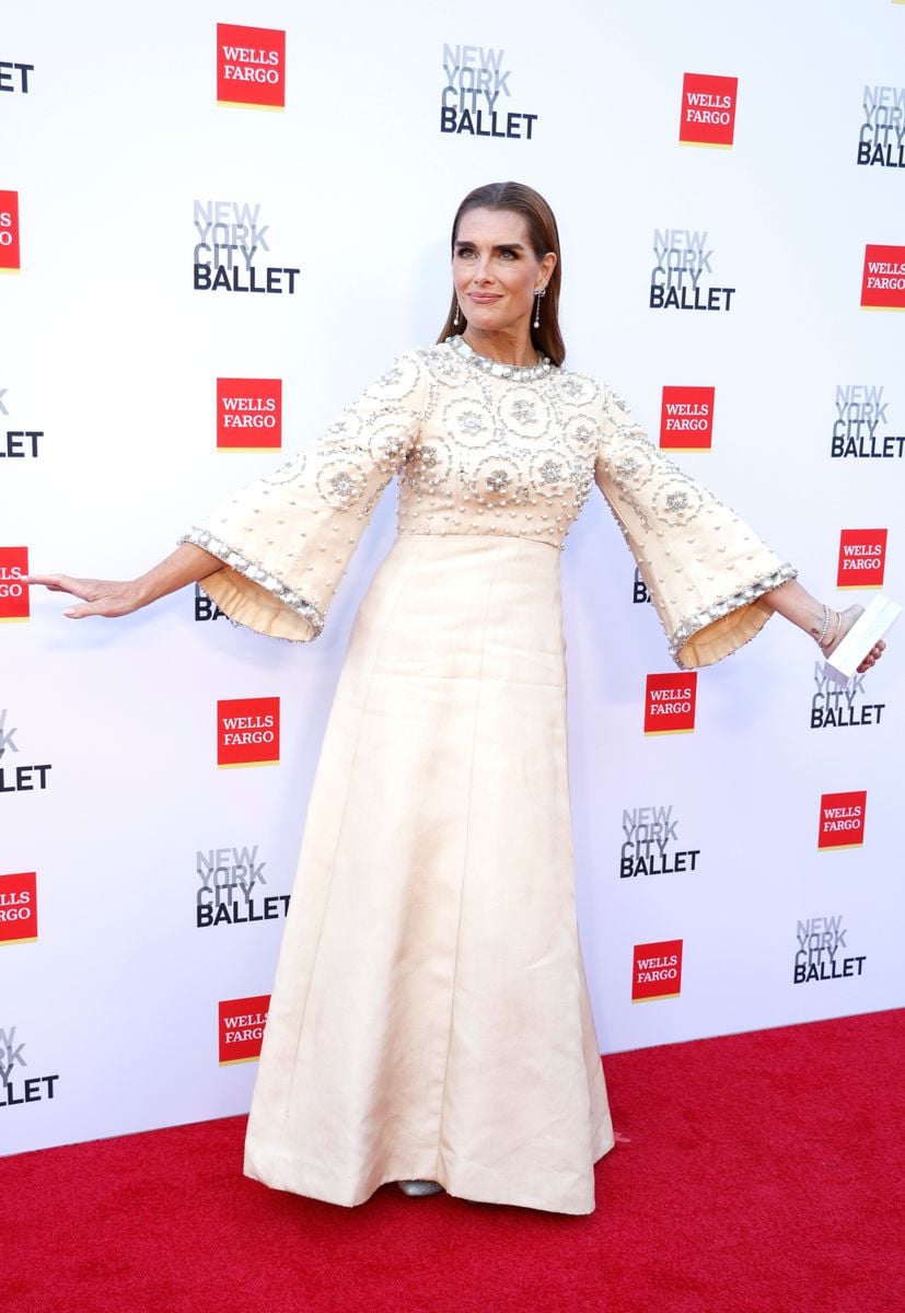 NEW YORK, NEW YORK - OCTOBER 09: Brooke Shields attends the New York City Ballet 2024 Fall Fashion Gala at David H. Koch Theater at Lincoln Center on October 09, 2024 in New York City. (Photo by John Lamparski/Getty Images)