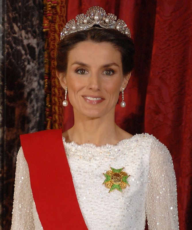 Reina Letizia con tiara Mellerio