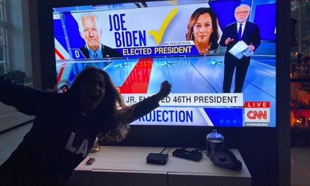 salma hayek joe biden reaction