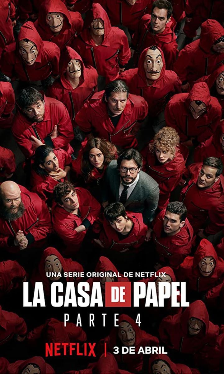 Netflix's Money Heist (La Casa de Papel) Season 4 poster