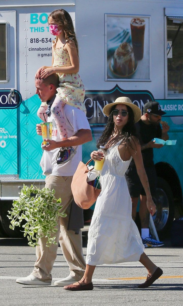 Zoë Kravitz, Channing Tatum & his daughter spending time together during the weekend