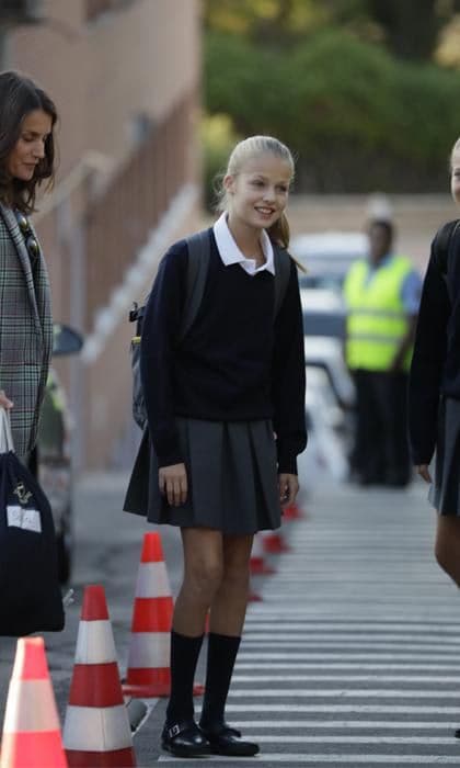 Princess Leonor attends first day of school