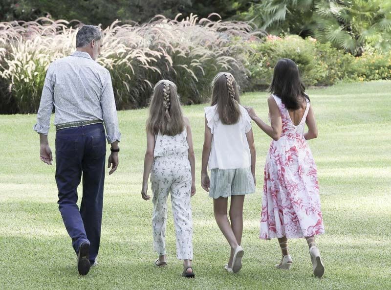 spanish royals leaving photocall mallorca