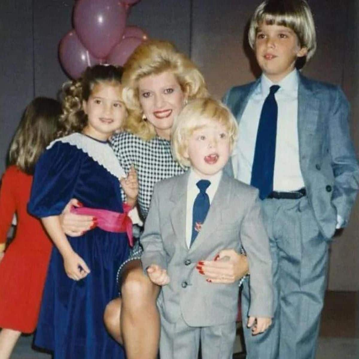 Ivana Trump y sus hijos