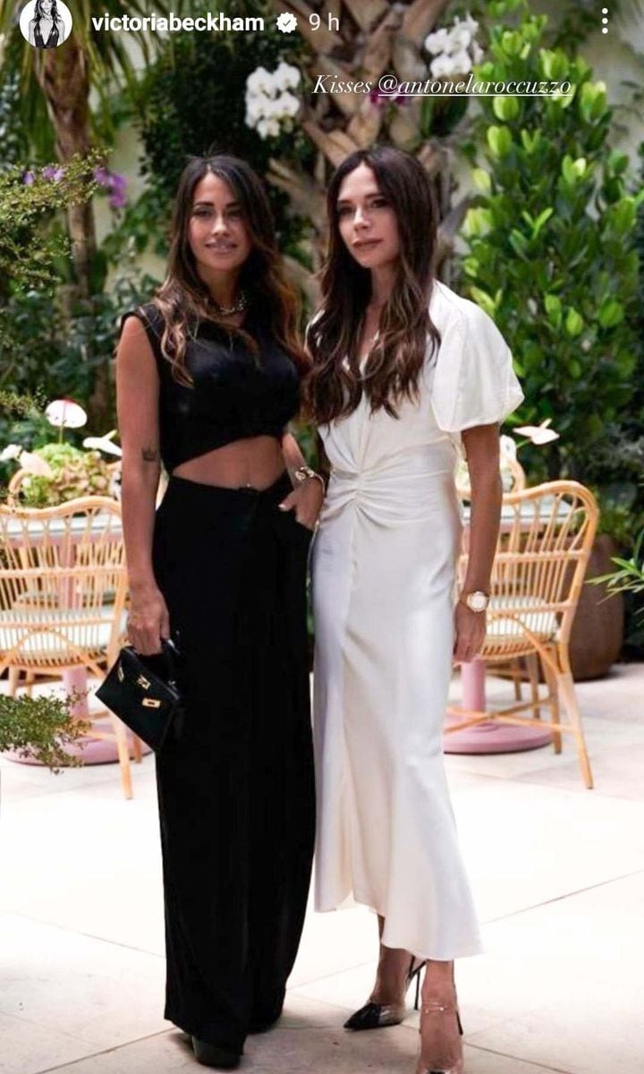 Victoria and Antonela looked stunning at the Miami event.