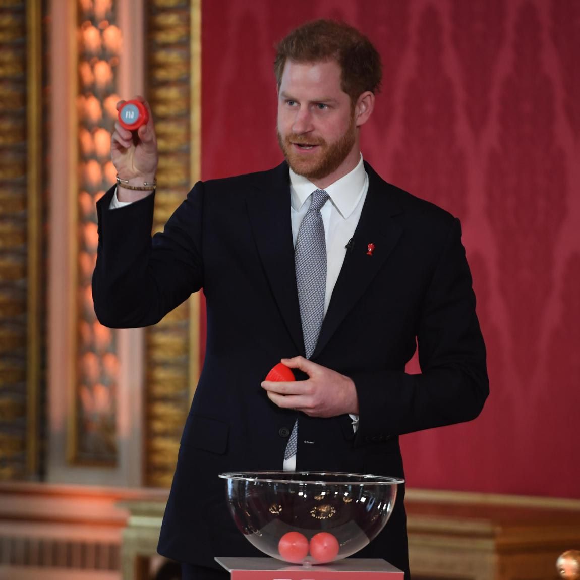 The Duke of Sussex hosted the Rugby League World Cup Draw at Buckingham Palace