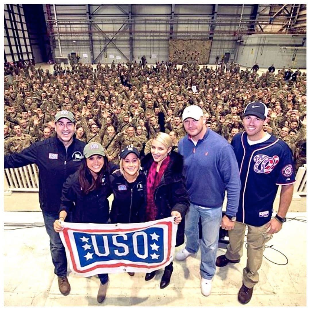 Meghan Markle went on the USO Chairman’s Holiday Tour in 2014