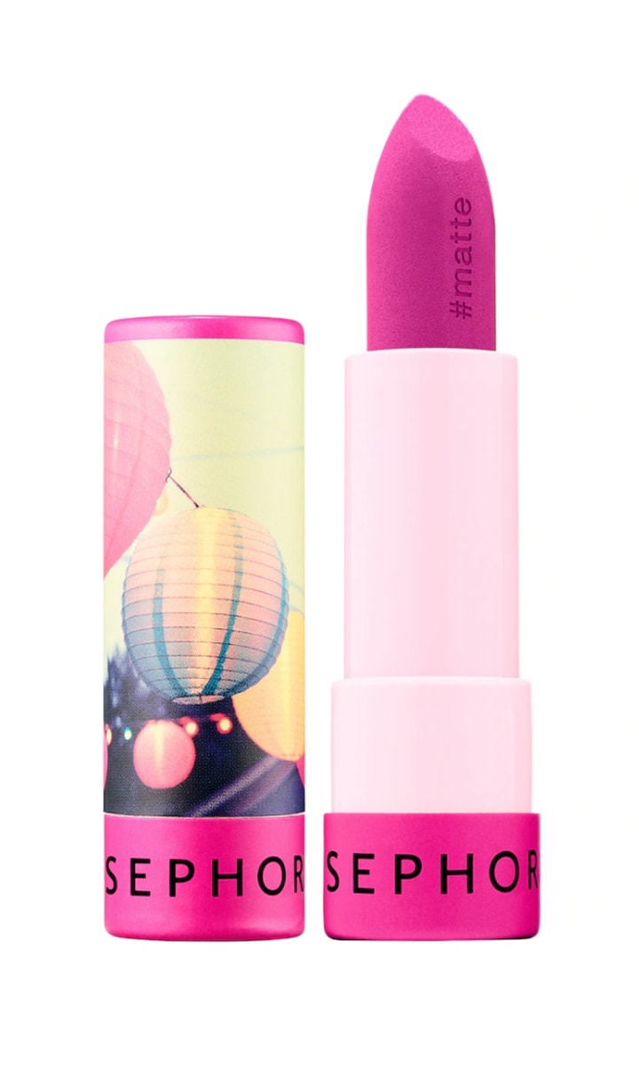 Try Sephora Collection #Lipstories ($9) in the shade Celebrate which is a matte fuchsia and will have the same glorious camp effect as the Glossed in Regal!