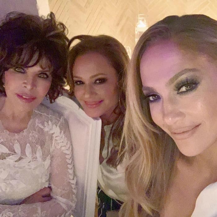 Jennifer Lopez, Carole Bayer Sager, Leah Remini