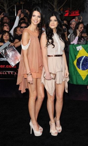 At the 2011 premiere of the first <i>Twilight</i> film, the sisters wore matching draped dresses in similar hues.
<br>
Photo: Getty Images