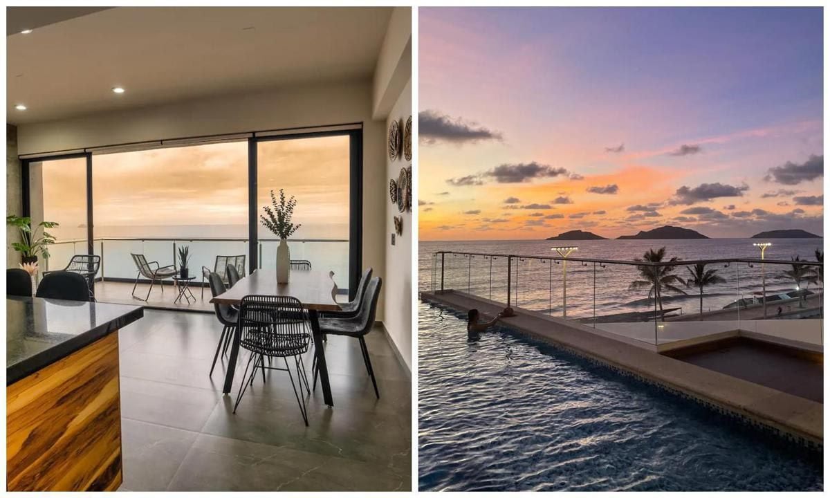 Airbnb has many serviced apartments available in Mazatlán, Mexico, perfect to enjoy the solar eclipse