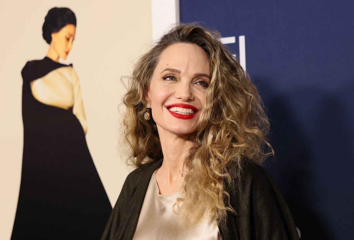 Angelina Jolie attends the 2024 AFI Fest premiere of "Maria" at TCL Chinese Theatre on October 26, 2024 in Hollywood, California.  