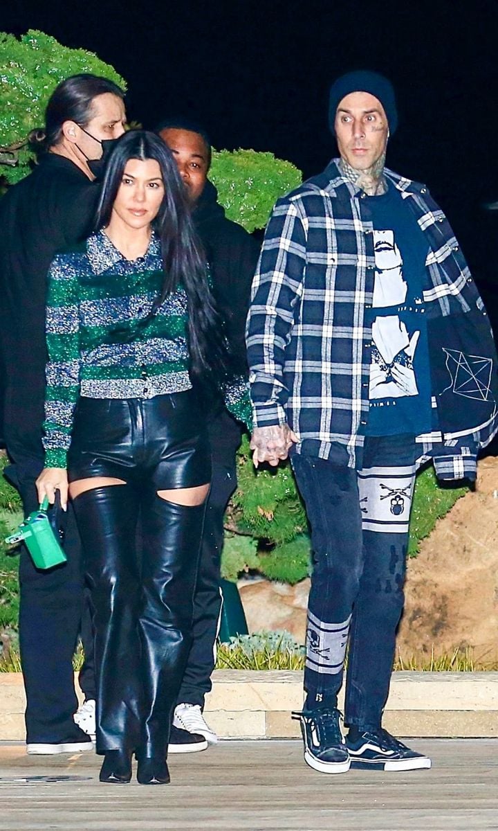 Kourtney Kardashian and Travis Barker