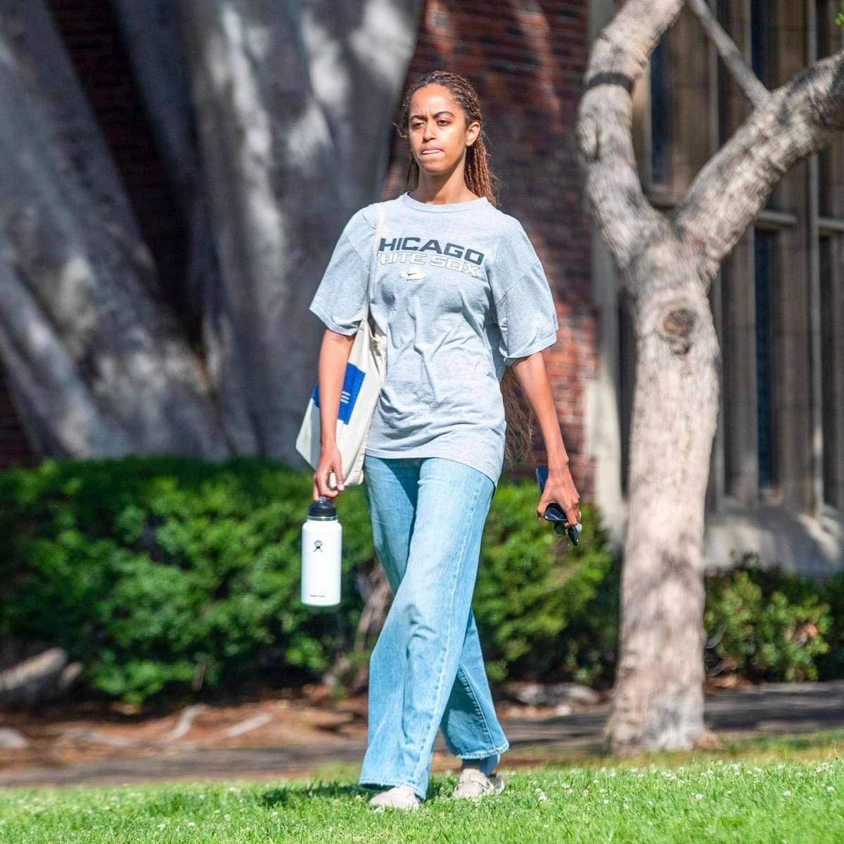 Malia Obama and Clifton Powell Jr.