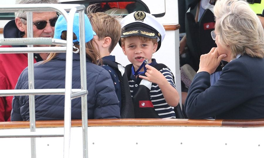 Prince George at King's Cup charity race