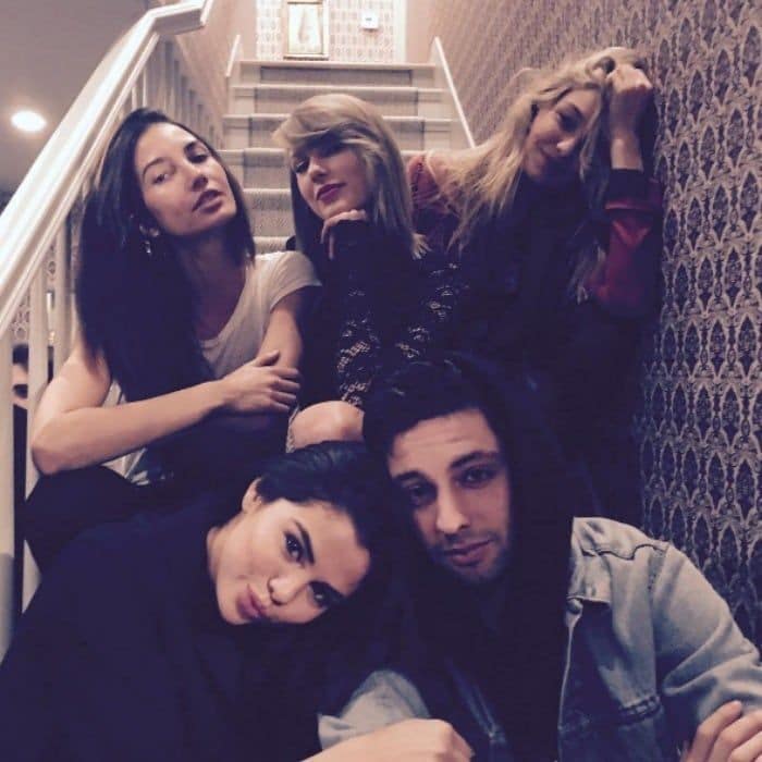 Selena Gomez, Taylor Swift, Gigi Hadid and Lily Aldridge
<br>
Photo: Instagram/@selenagomez