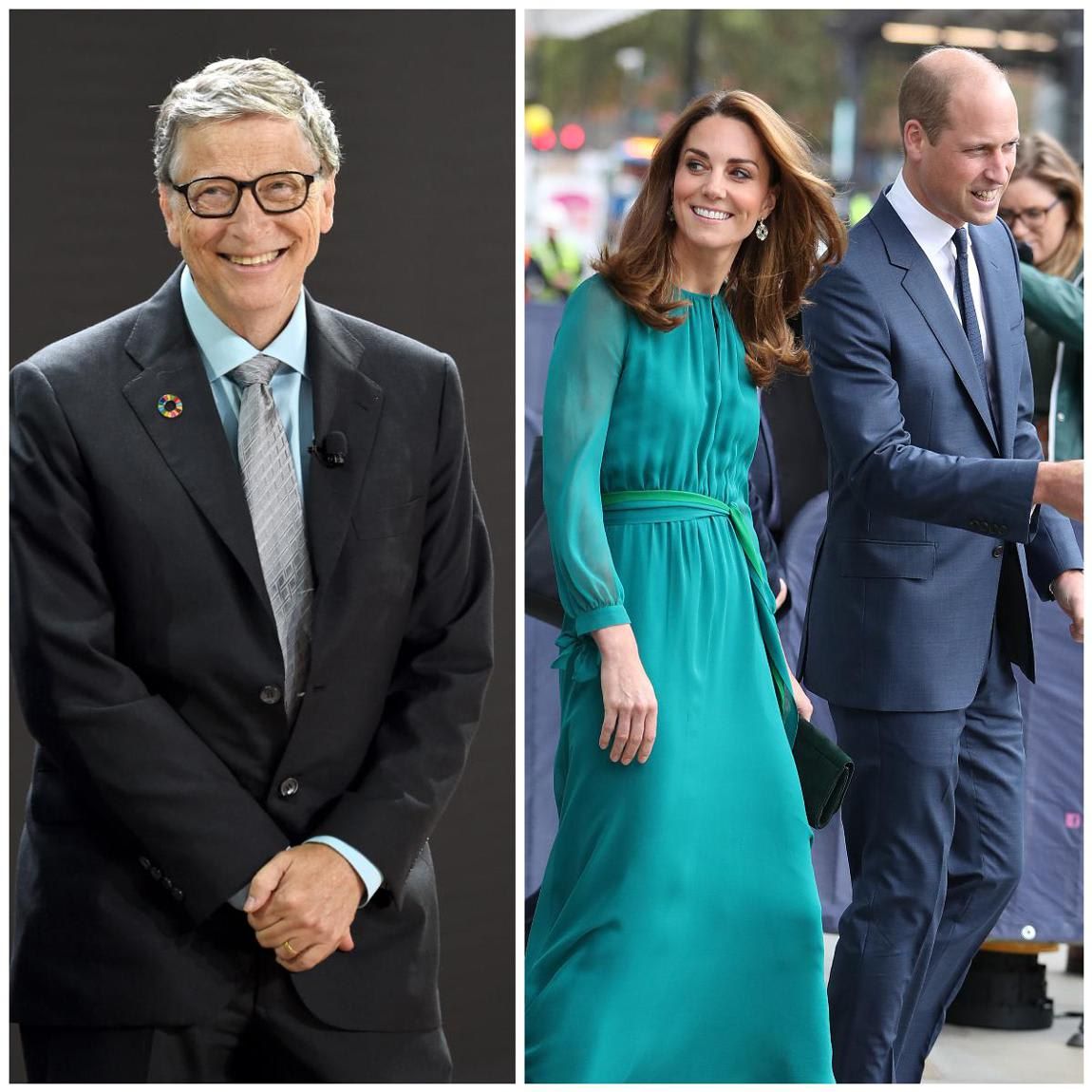 The Duke and Duchess of Cambridge met with Bill Gates at Kensington Palace