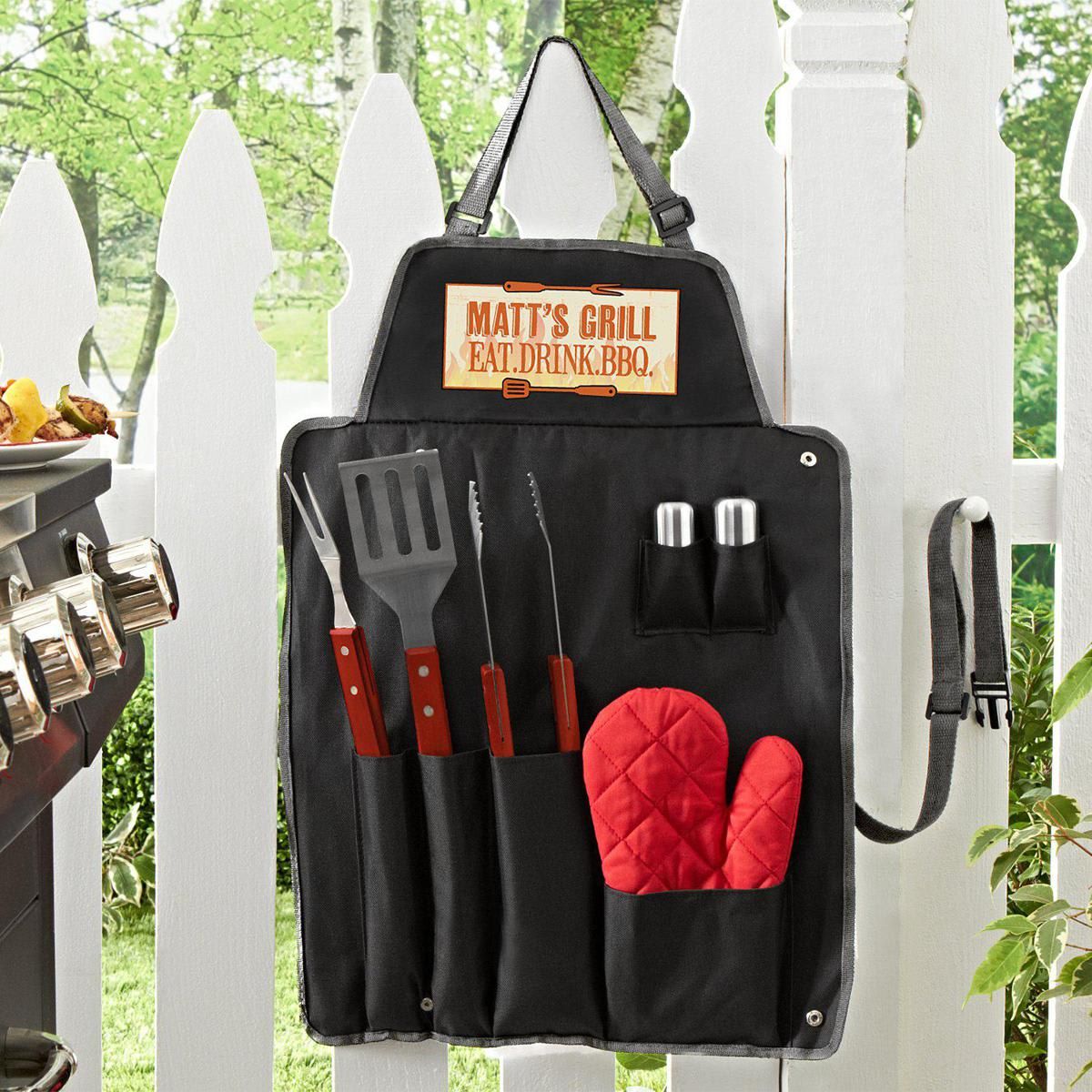 Grill Master 7 Piece BBQ Set by Gift