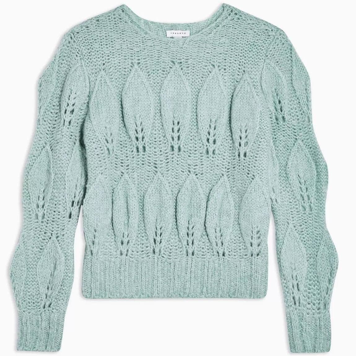 Knitted gauze sweater by Topshop