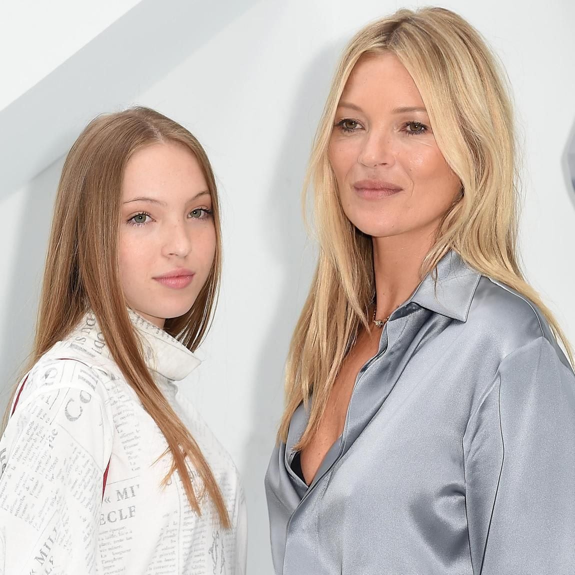 Kate Moss and her daughter