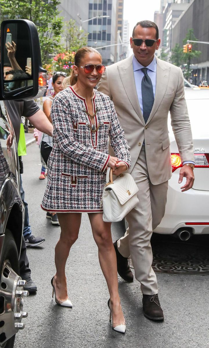 Jennifer Lopez and Alex Rodriguez matching