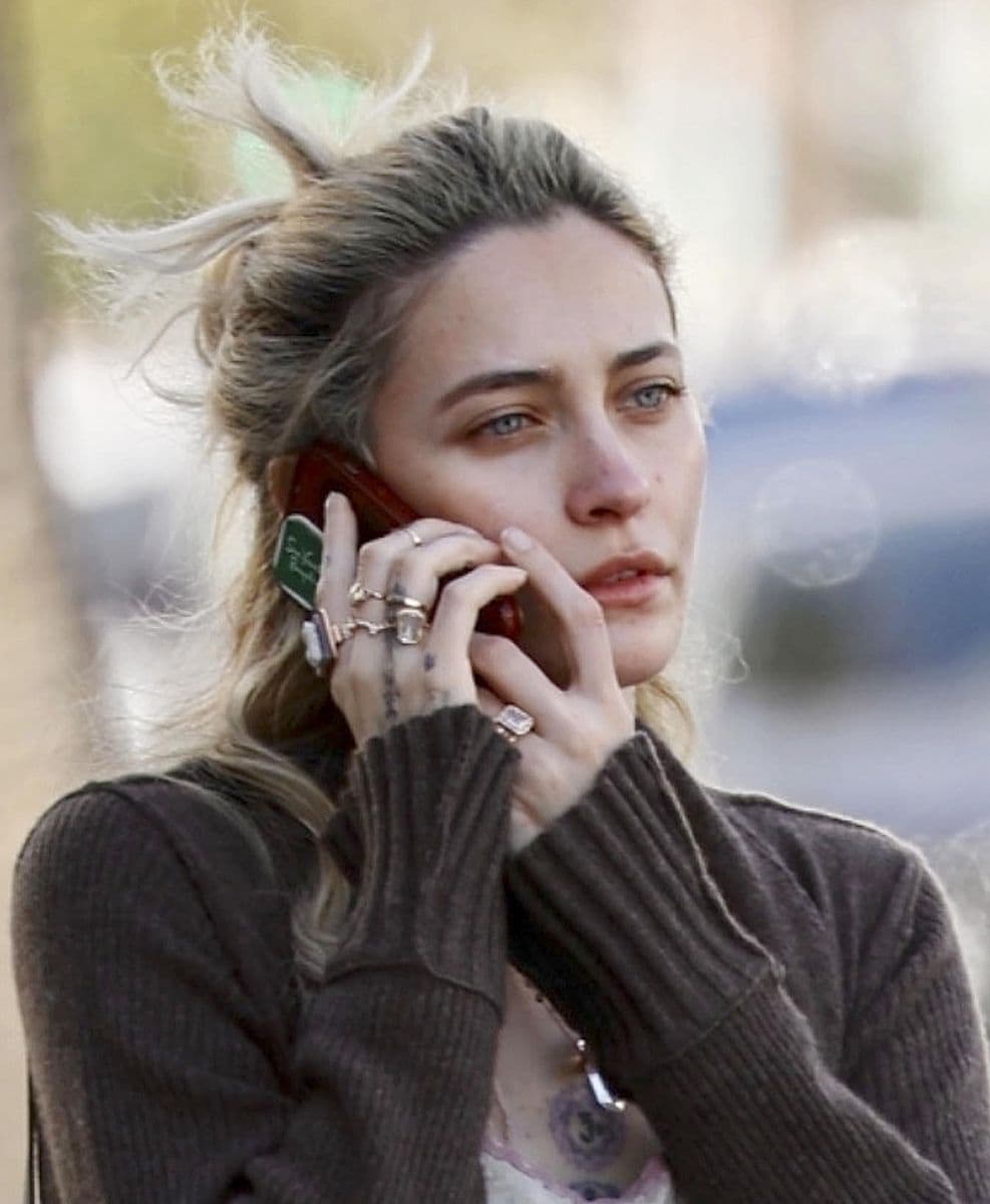 Paris Jackson shows off engagement ring while running errands