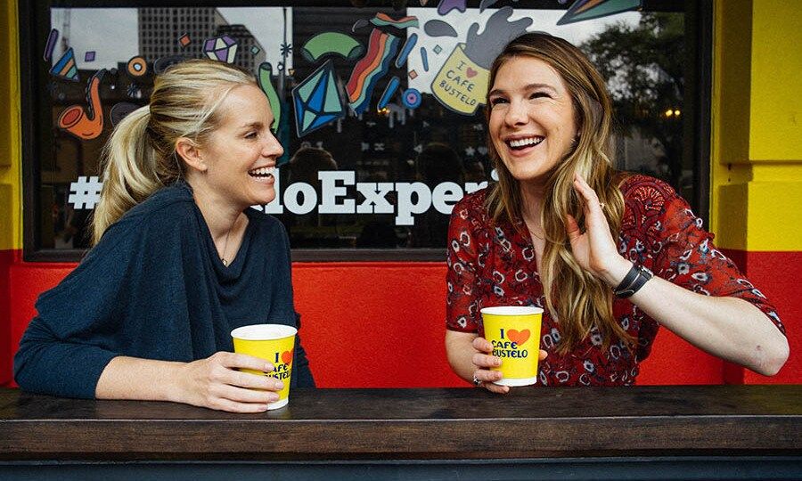March 19: Lily Rabe enjoyed a cafe con leche at the Cafe Bustelo pop-up in during SXSW in Austin, Texas.
<br>
Photo: Brian Morgan/Cafe Bustelo