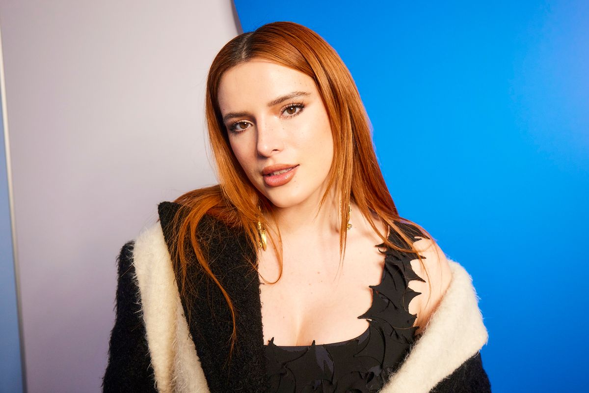 Bella Thorne sizzles in red as she teases Valentine’s Day surprise