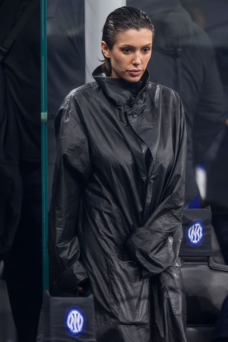 Bianca Censori, an Australian architect and model, attended the UEFA Champions League round of 16 first leg between FC Internazionale and Club Atlético de Madrid.