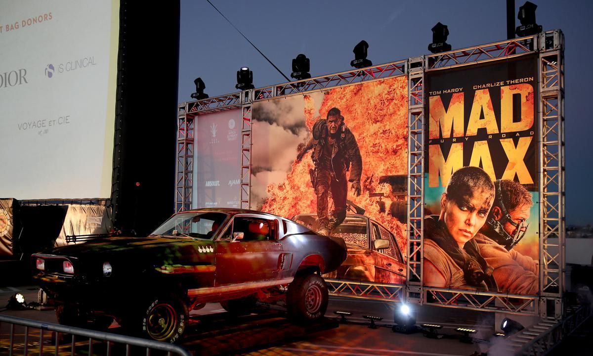 Charlize Theron Hosts Drive In Screening of Mad Max: Fury Road