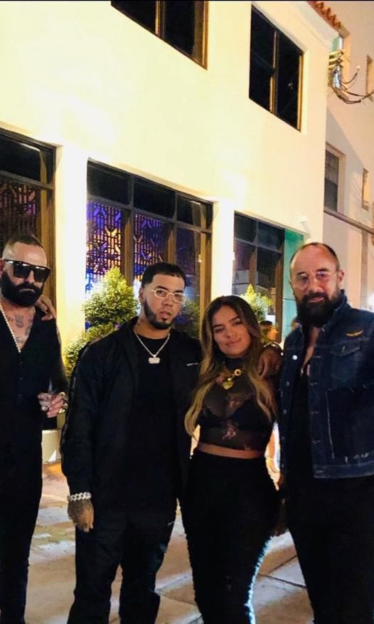 Karol G and Anuel AA have date night in Miami.