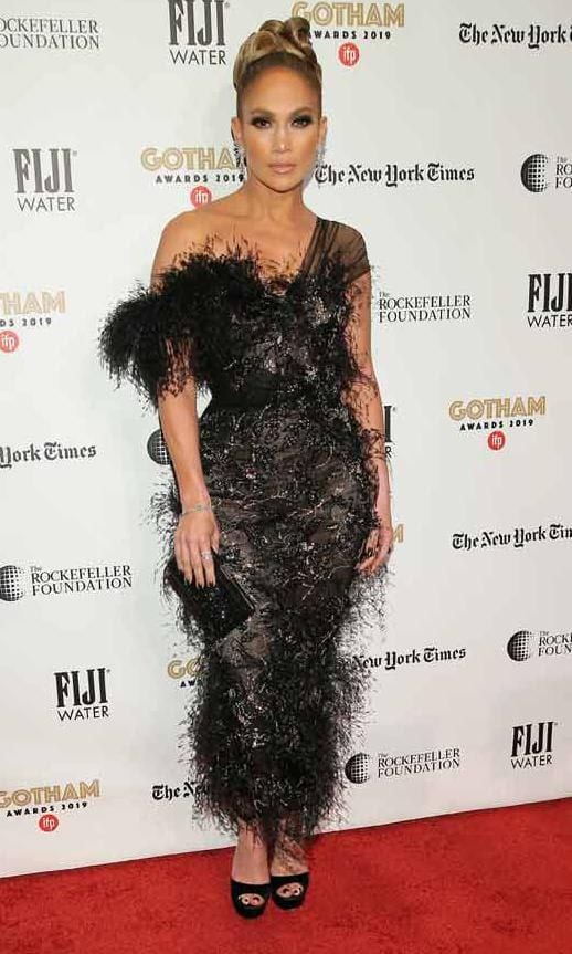 Jennifer Lopez stunning gown Gotham Film Awards