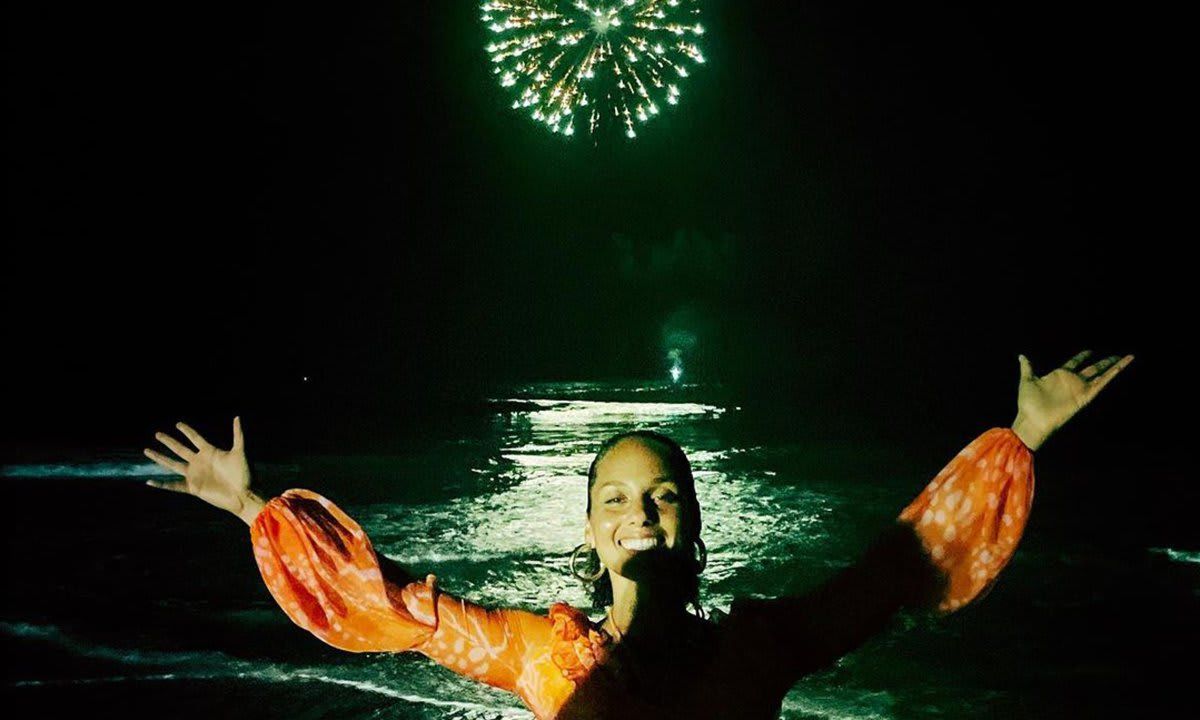 Alicia Keys Celebrates Birthday