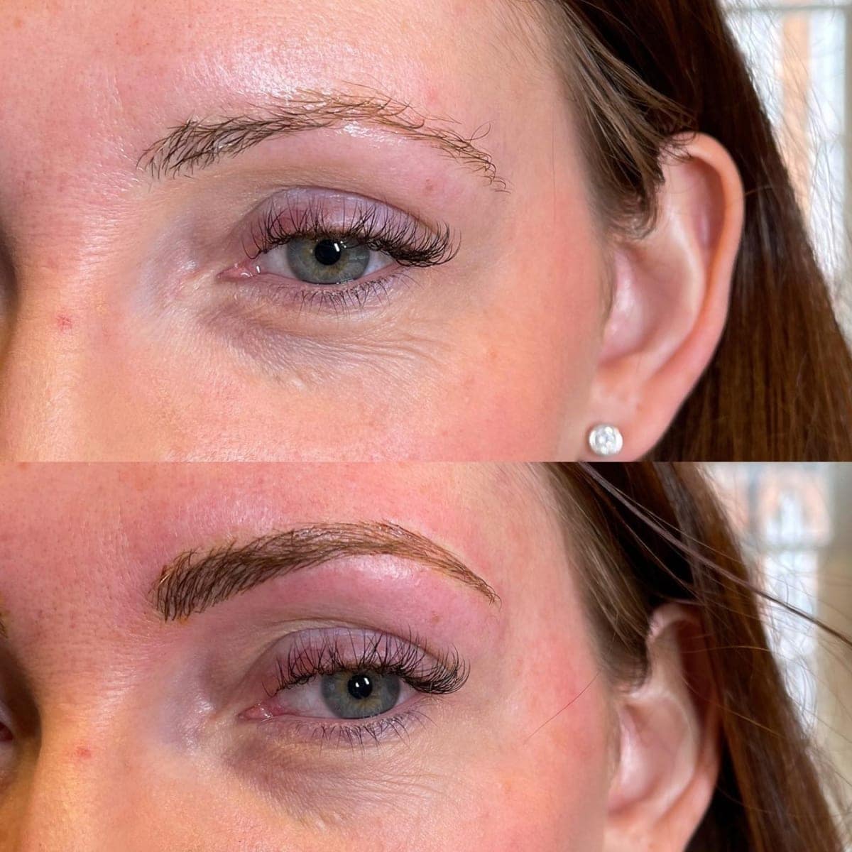 natural microblading eyebrows